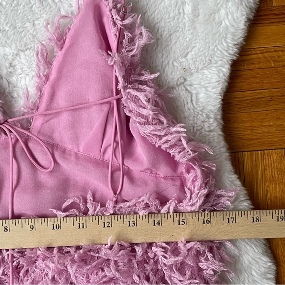 FOR LOVE and LEMONS Kamara Pink Mini Dress. - Picture 12 of 14